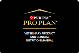Purina Pro Plan eläinlääketieteellinen tuote ja kliinisen ravitsemuksen käsikirja