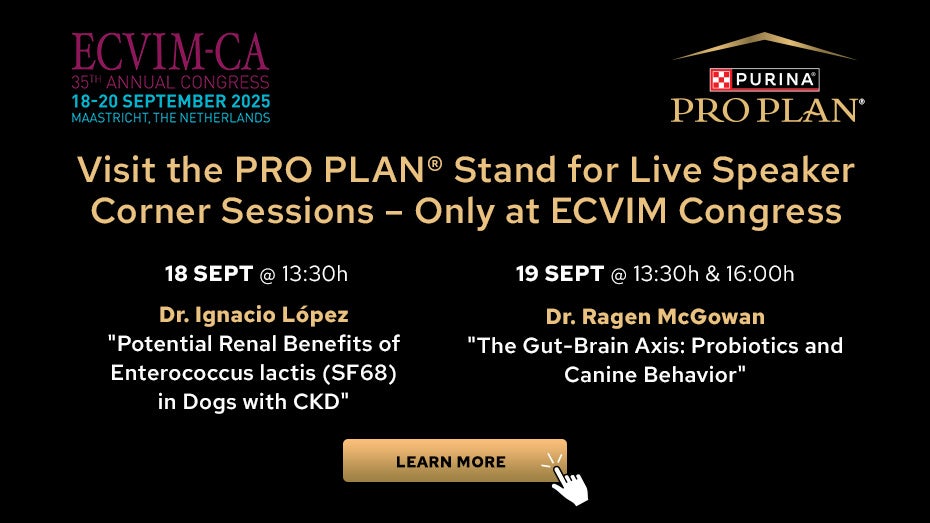 Live Insights at PRO PLAN Stand @ ECVIM Congress