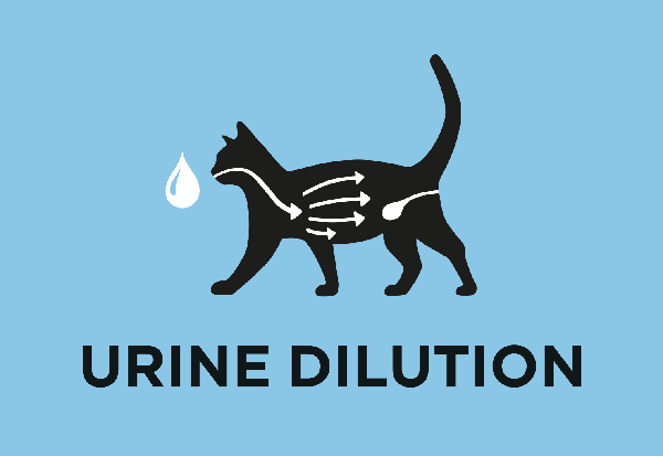 Auttaa lisäämään virtsan laimentumista ja tukee terveitä virtsateitä