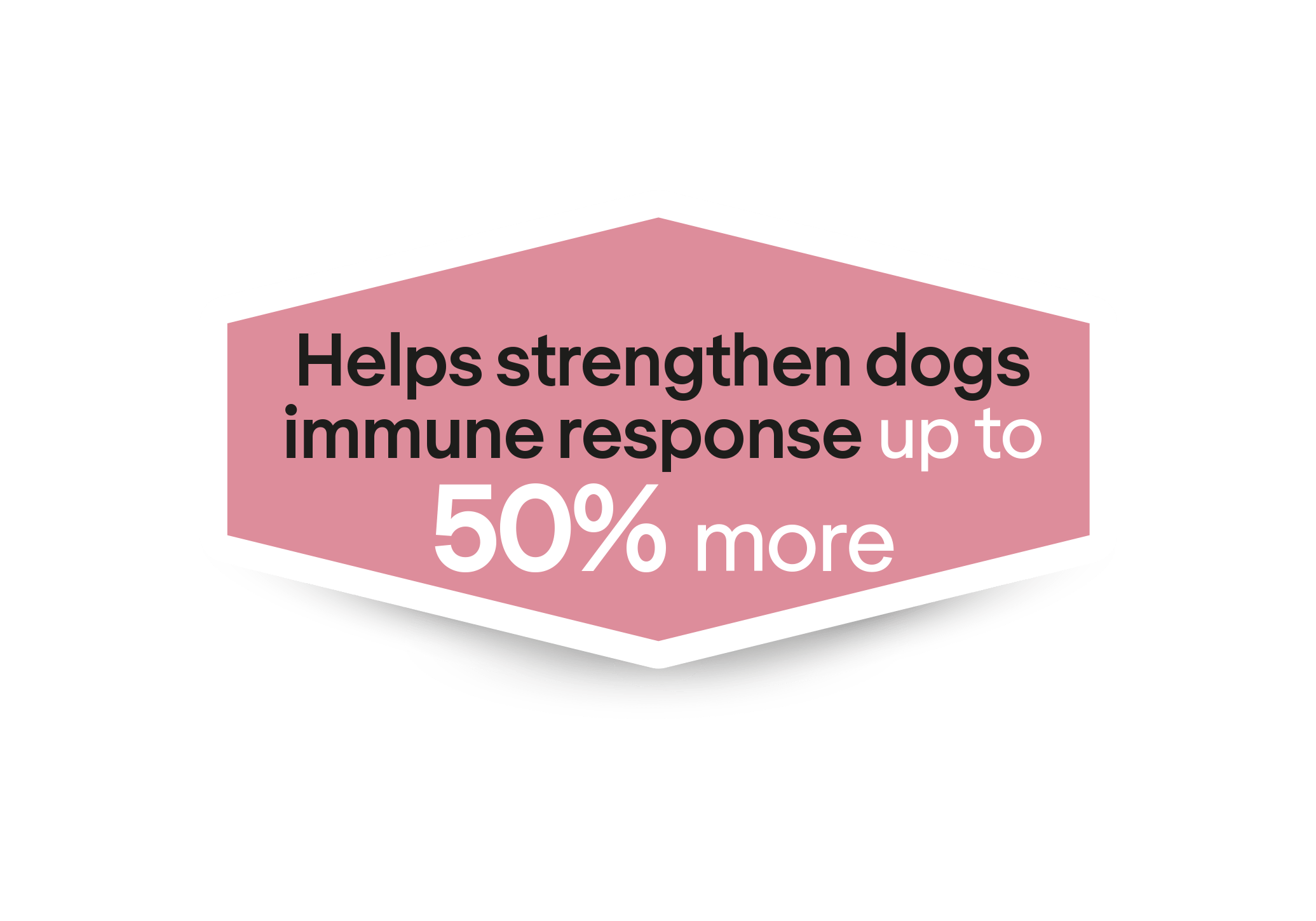 Auttaa vahvistamaan koiran immuunivastetta jopa 50 %:lla