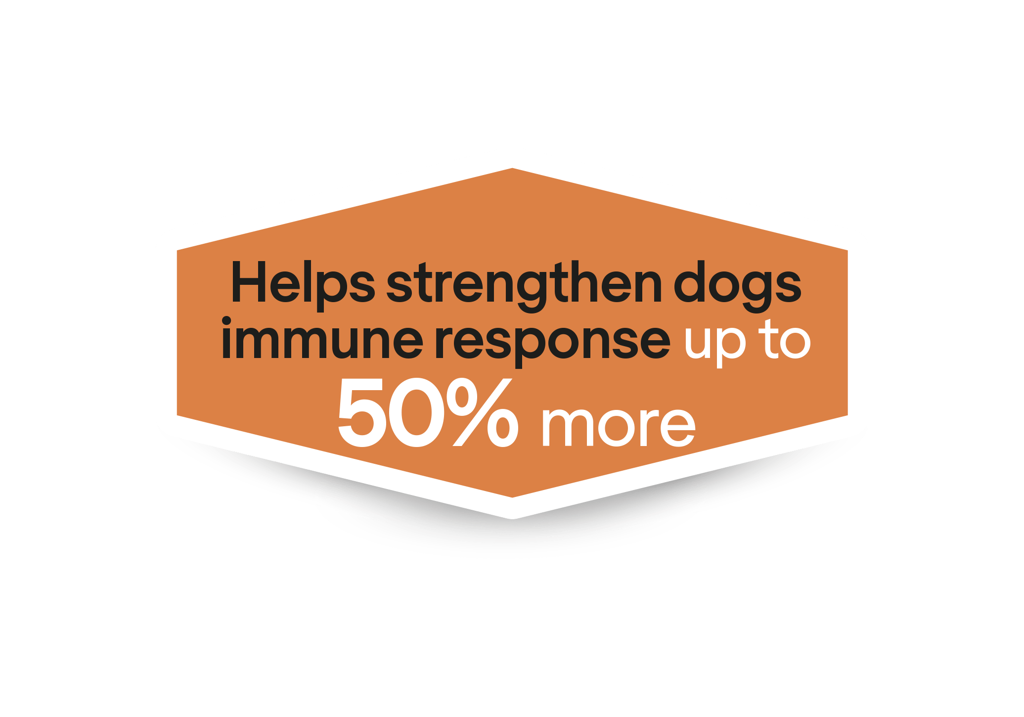 Auttaa vahvistamaan koiran immuunivastetta jopa 50 %:lla