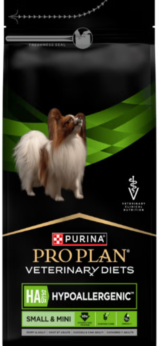 Purina Pro Plan HA Hypoallergenic Small &amp; Mini koiranruoan pakkaus